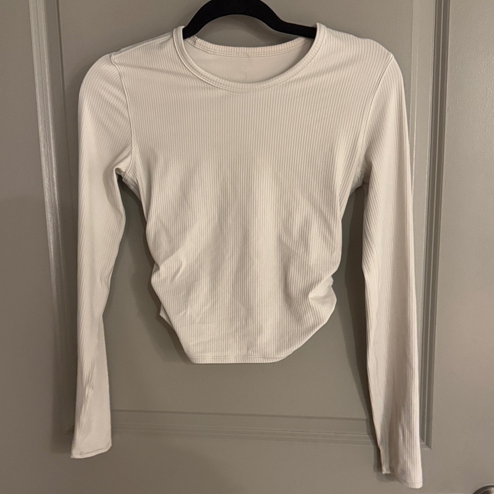 Lululemon All it Takes Back-Twist Ribbed Long Sleeve Shirt